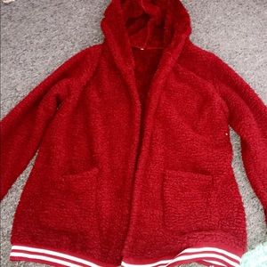 Fuzzy cardigan